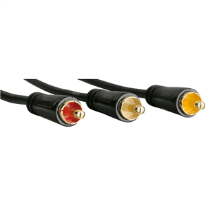 SCART-кабель --> 3x RCA (A/V) Hama (1,5 м)