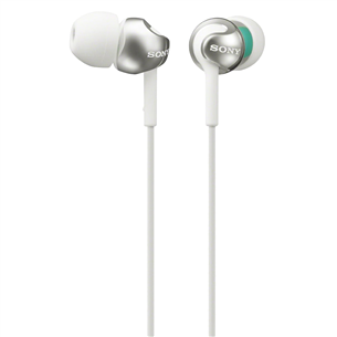 Sony MDR-EX110, white/silver - Headphones