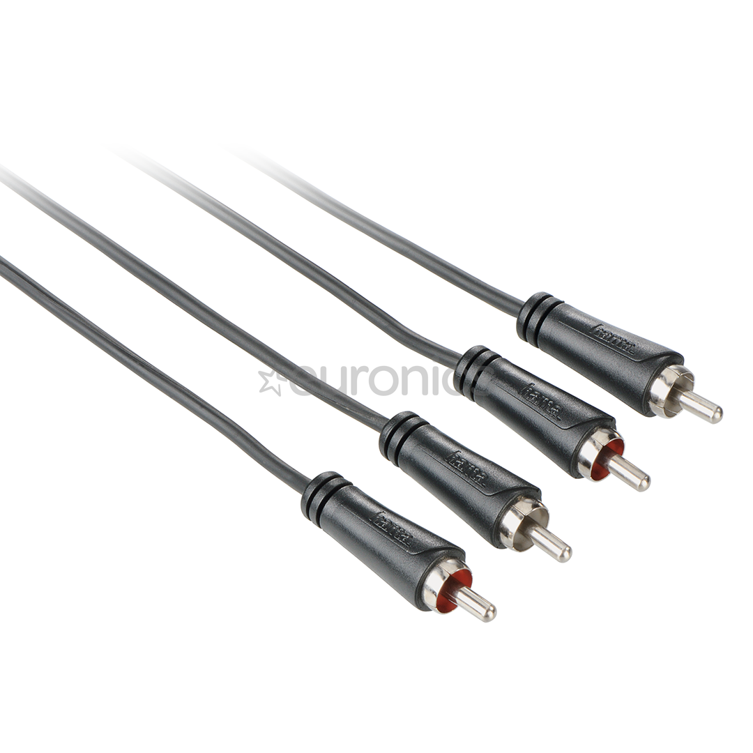 Vads 2 x RCA -- 2 x RCA, Hama (10 m)