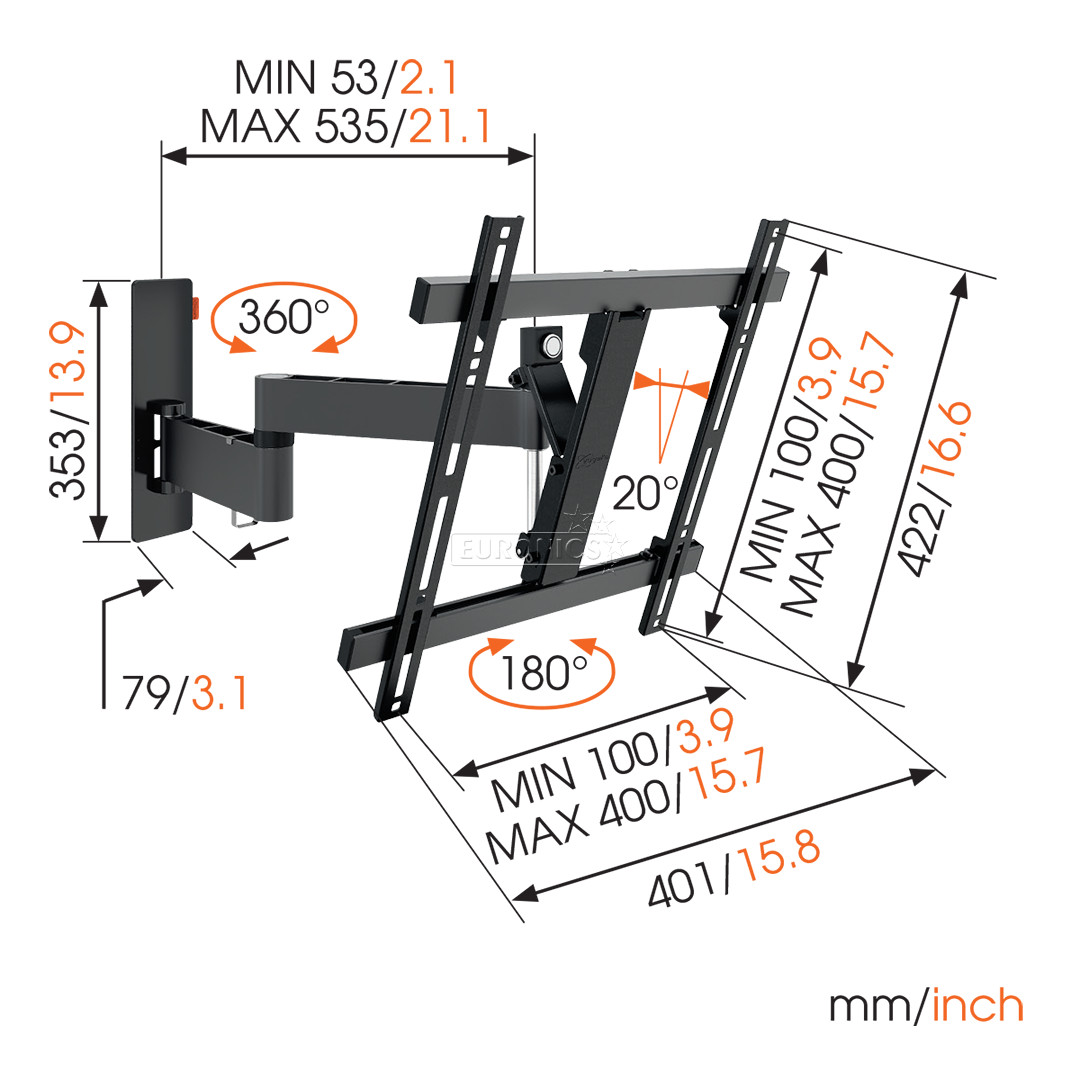 TV wall mount Vogel´s W53070 (32-55")
