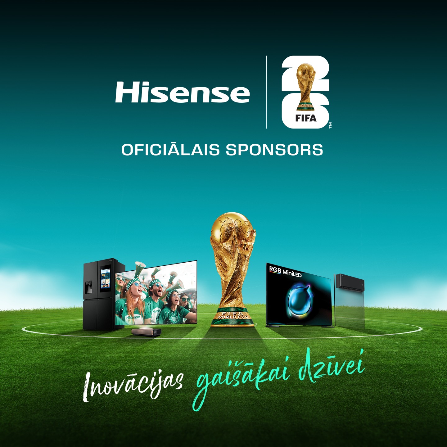 Hisense - FIFA 2026 oficialais sponsors