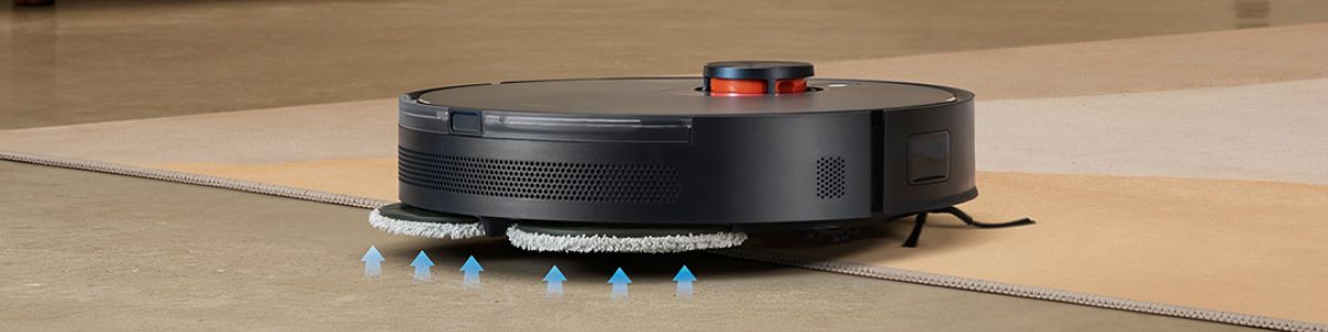 Euronics robots putekļu sūcējs ar mopu