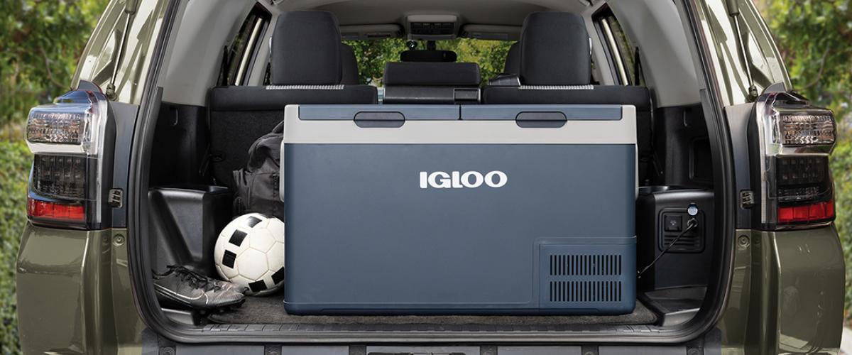 Igloo ICF80 kompresora auto ledusskapis automašīnas bagāžniekā garākam ceļojumam