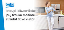 Ietaupi laiku ar Beko - ļauj trauku mašīnai strādāt tavā vietā!