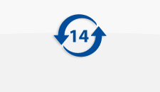 14-day return policy